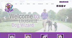 Desktop Screenshot of louisvilledogwizard.com
